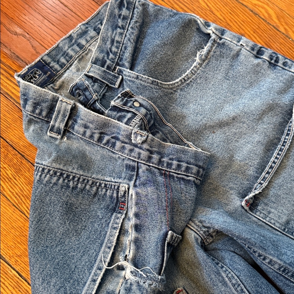 Y2K Lee Pipes BMX Vintage Jean Shorts - Picture 11 of 14